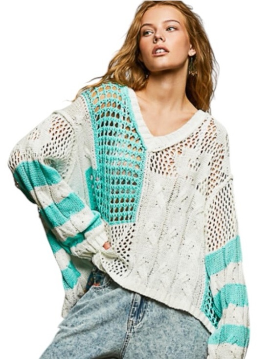 POL Tops - 117: POL NEW TOP AQUA (C)